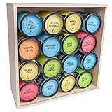 Just Spices Großes Top 16 Gewürze Set | Geschenkset in schöner Holzbox | Unsere 16 Favoriten in einer Box | Gewürzset Geschenkidee für Männer und Frauen