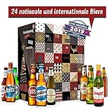 Adventskalender mit 24 Bieren aus aller Welt (24 x 0.33L) I besonderes Adventsgeschenk für Bierliebhaber inkl. Geschenkbox I Geschenkidee für Freund Freundin Vater Mann