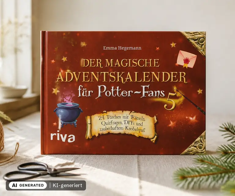 KI-generierte Illustration: Der magische Adventskalender für Potter-Fans 5, 24 Türchen